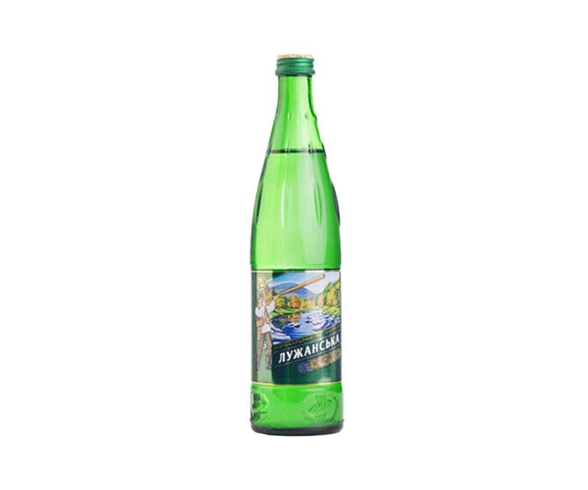 Мін вода Лужанська 0,5л скло(9004)