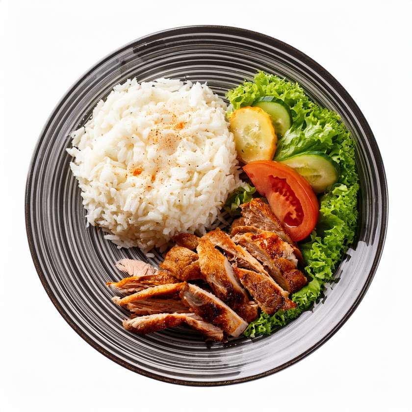 13. Döner Plate with Rice