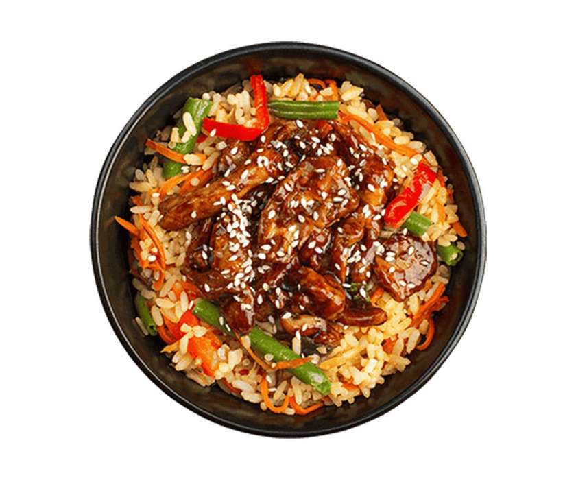 Курка Теріякі з рисом та овочами(139284)