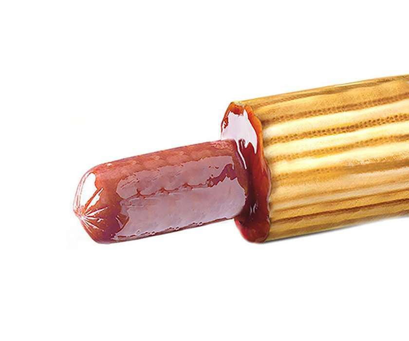 Хот-дог Класична сосиска (світла булка)(48341)