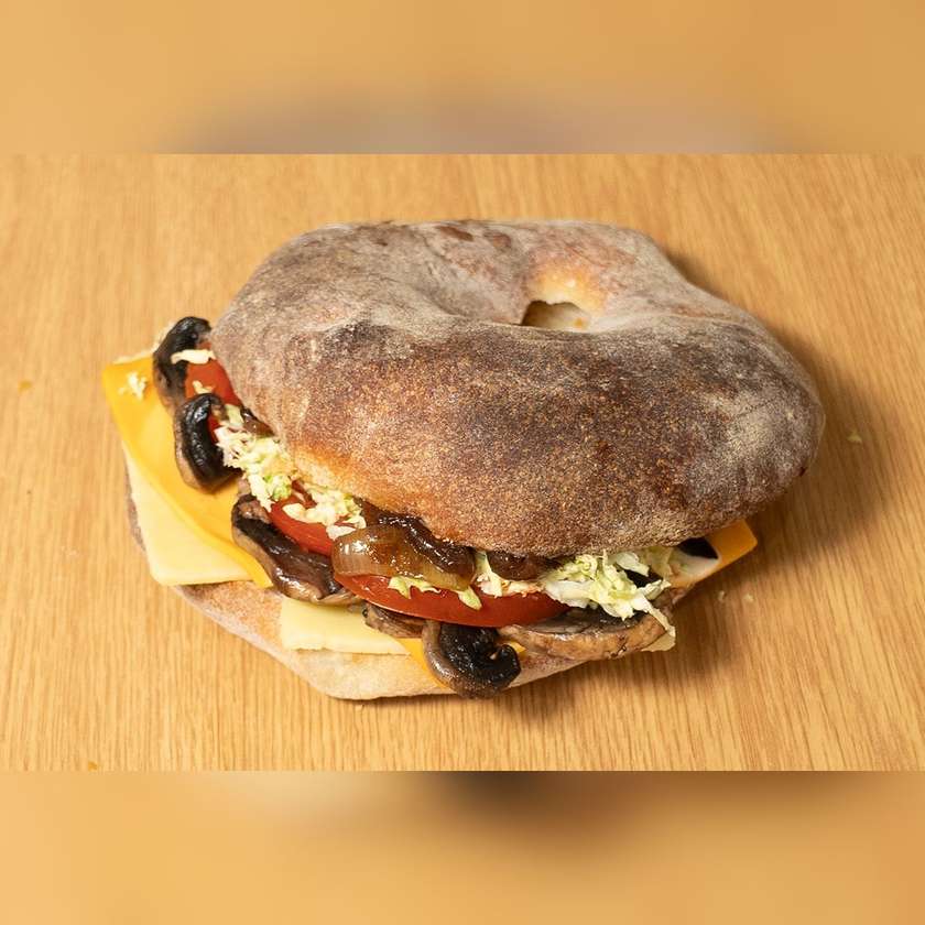 Mushroom Cheese & Tomatoes Roll