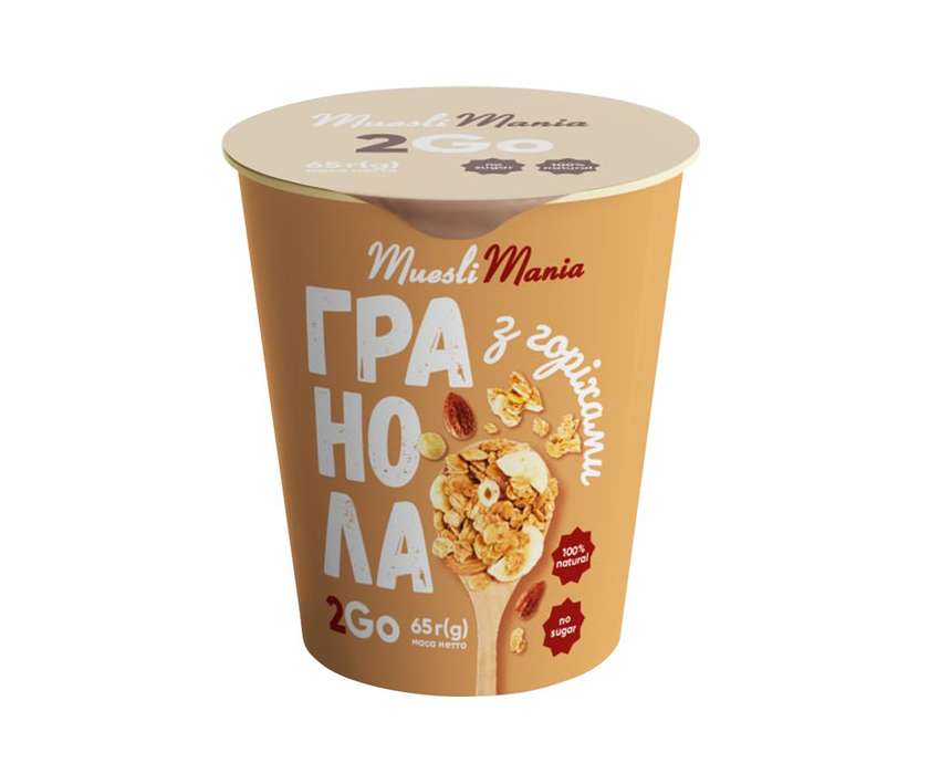 Гранола мигдаль/фундук (з молоком)(126775)