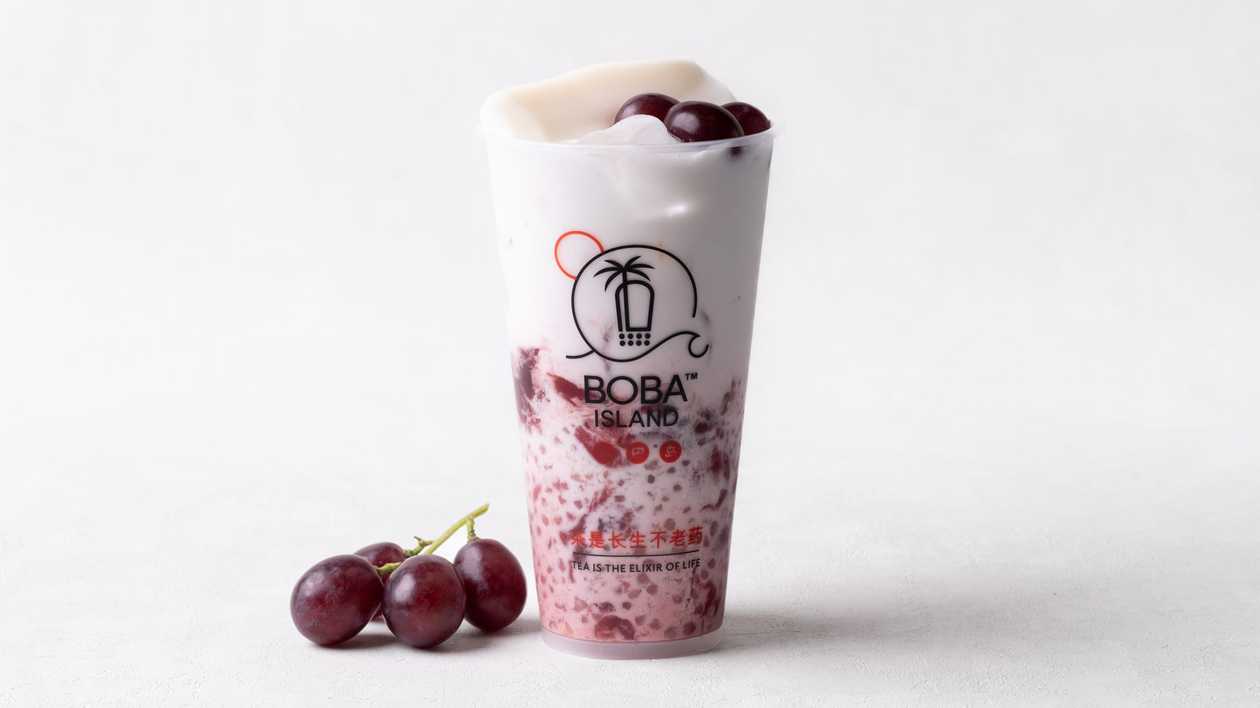 Sago Panacotta Red Grape