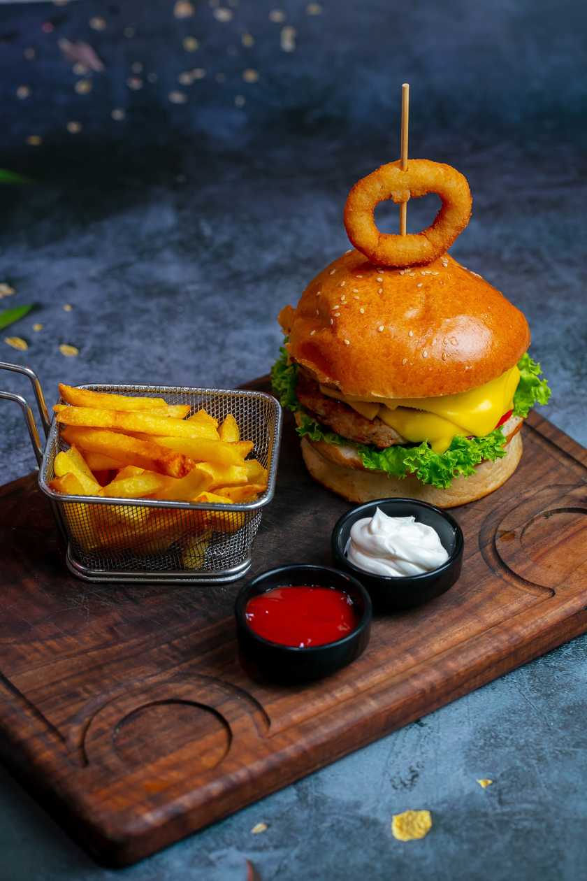 Double Chicken Burger