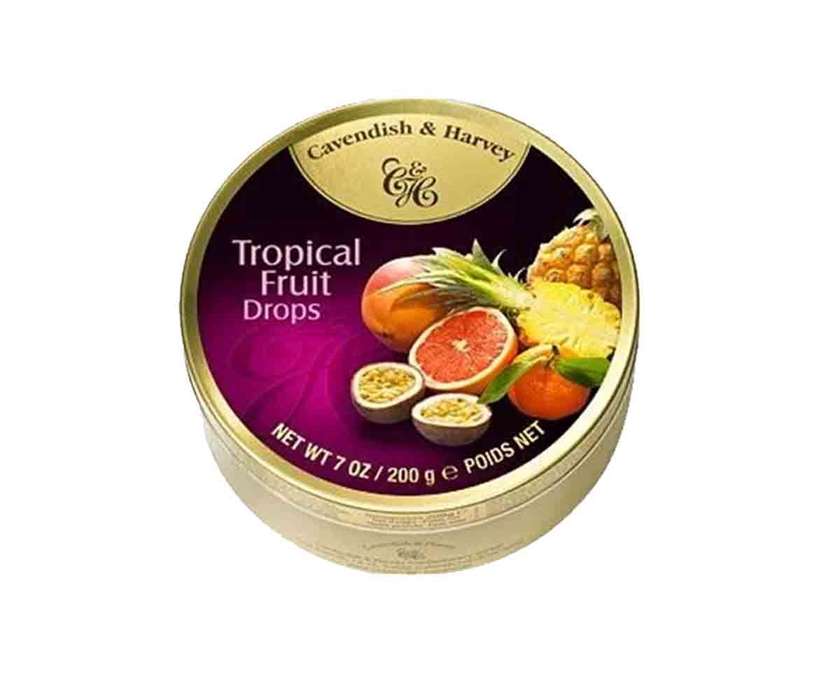 Льодяники Кавендіш асорті троп фрук 200г(127093)