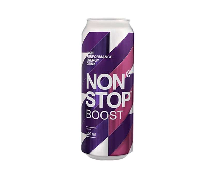 Non Stop Boost Energy Drink 0.5 L Can