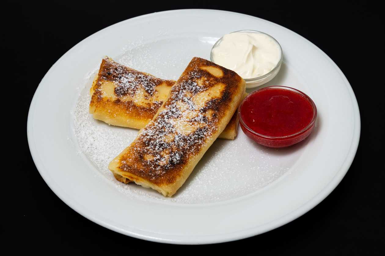 Crepes with Cottage Cheese