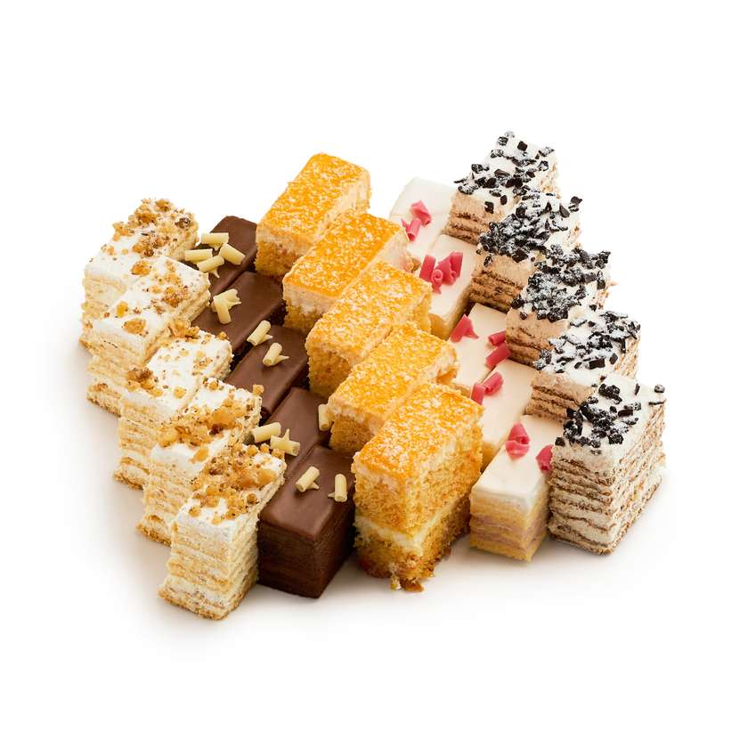 Premium Cake Platter with 5 Flavors, 500g