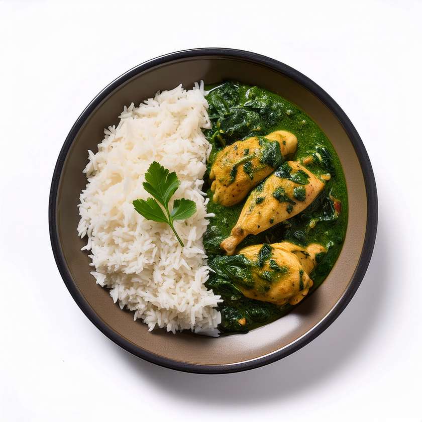 64. Chicken with Spinach