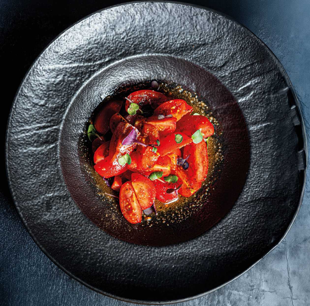 Салат с черри помидорами San Marzano