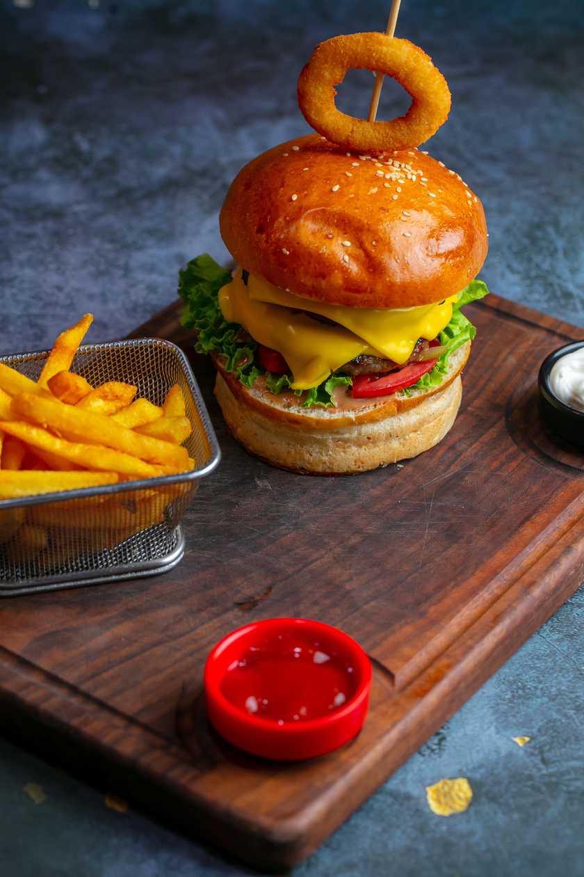 Classic Simple Double Burger