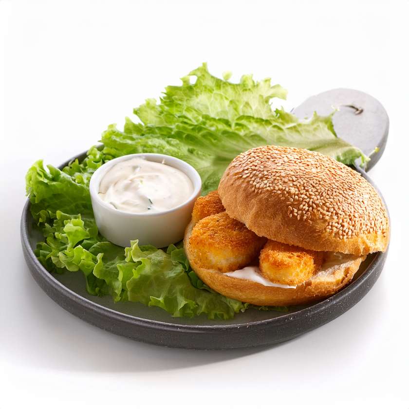 46. Fried Cheese in a Bun