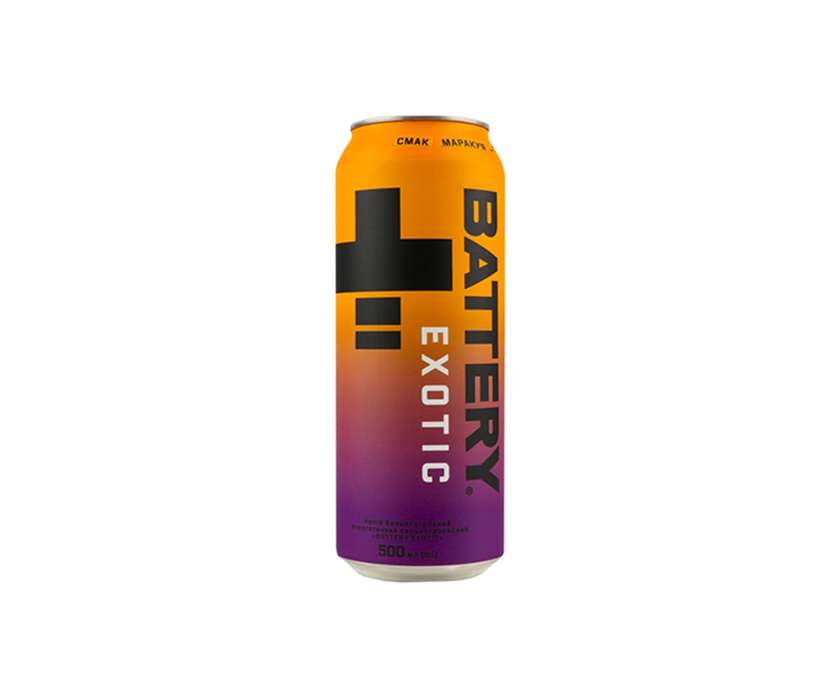 Напій енергет Battery  EXOTIC 0,5л ж/б(132539)