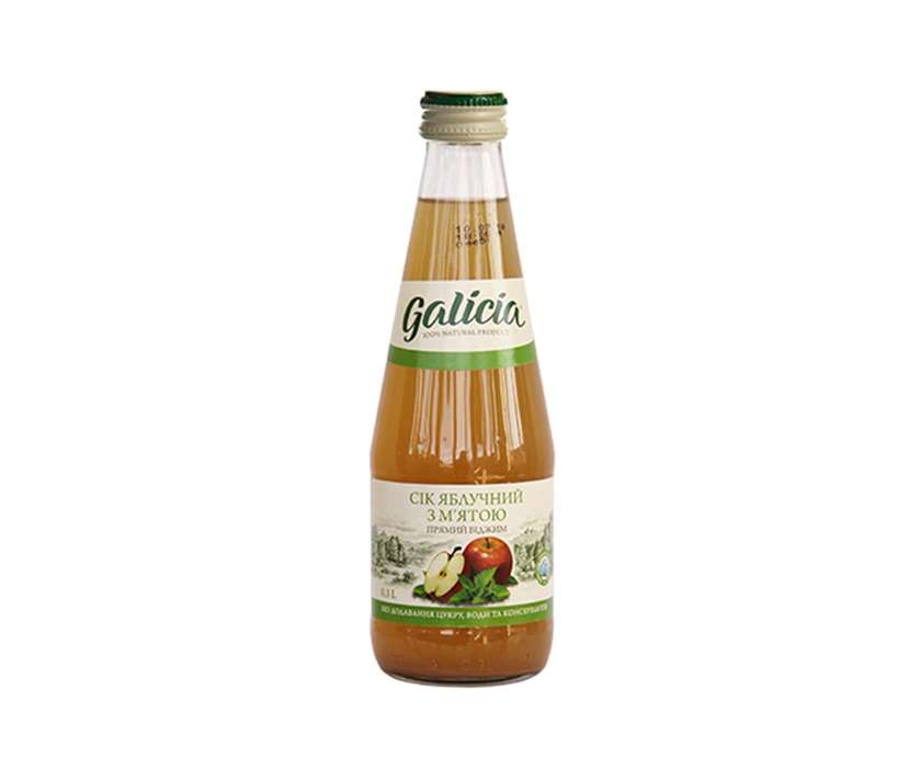 Сік Galicia Яблучний неосв пастер 0,3л(68849)