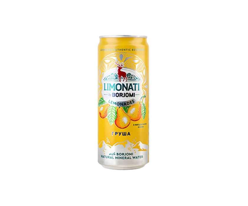 Лимонад Боржомі Limonati Груша 0,33л(134180)