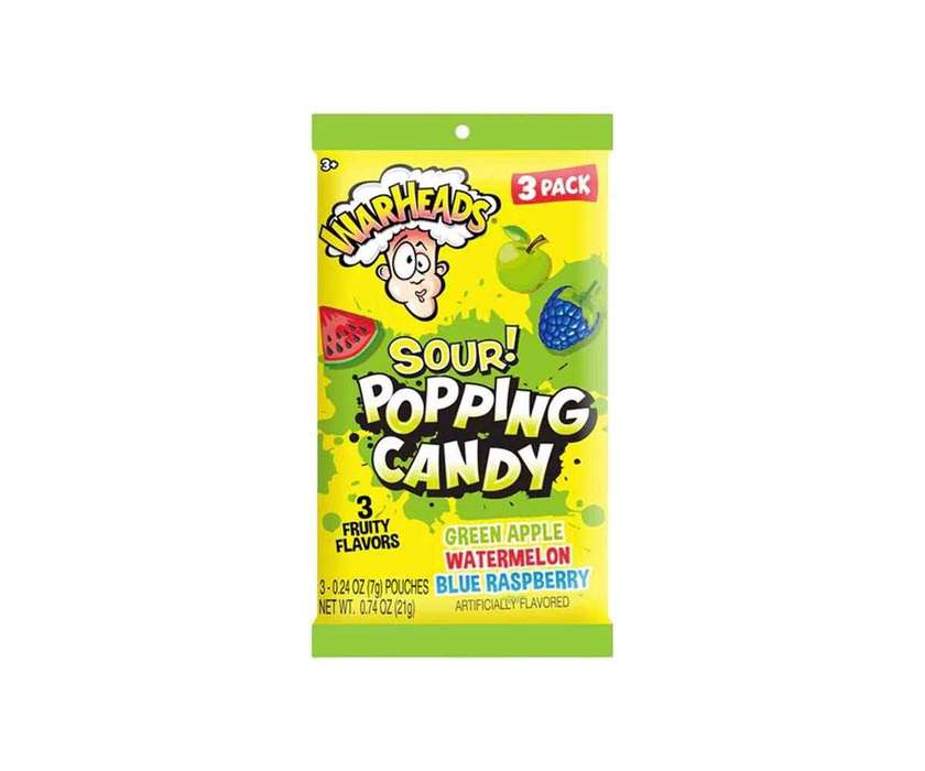 Цук Candy шипучі Warheads Popping 21г(138657)