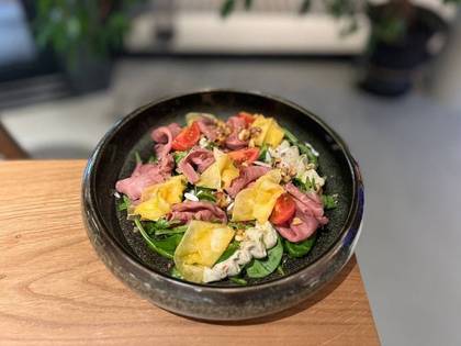 Roast Beef and Pickled Pumpkin Salad