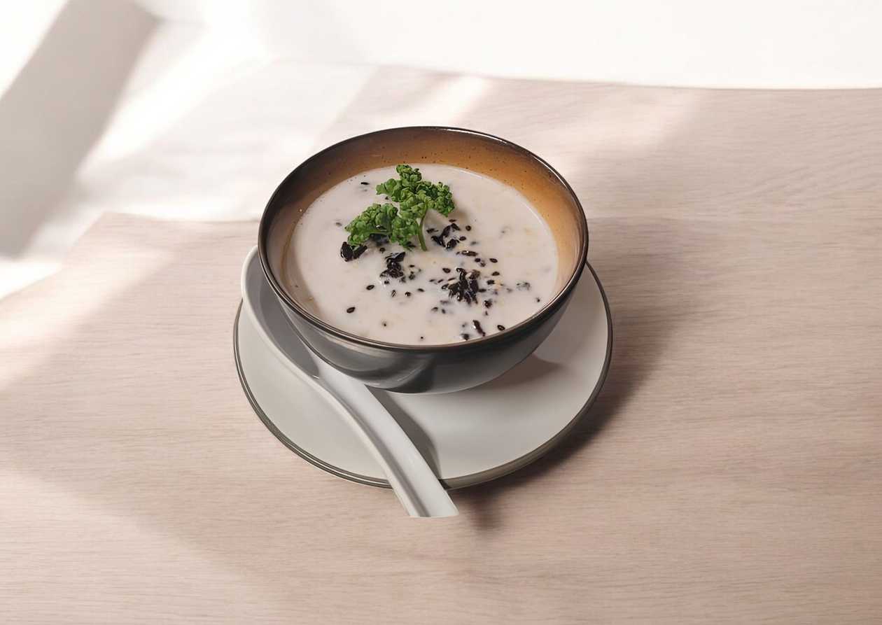 Černá Rýže s Kokosovým Mlékem