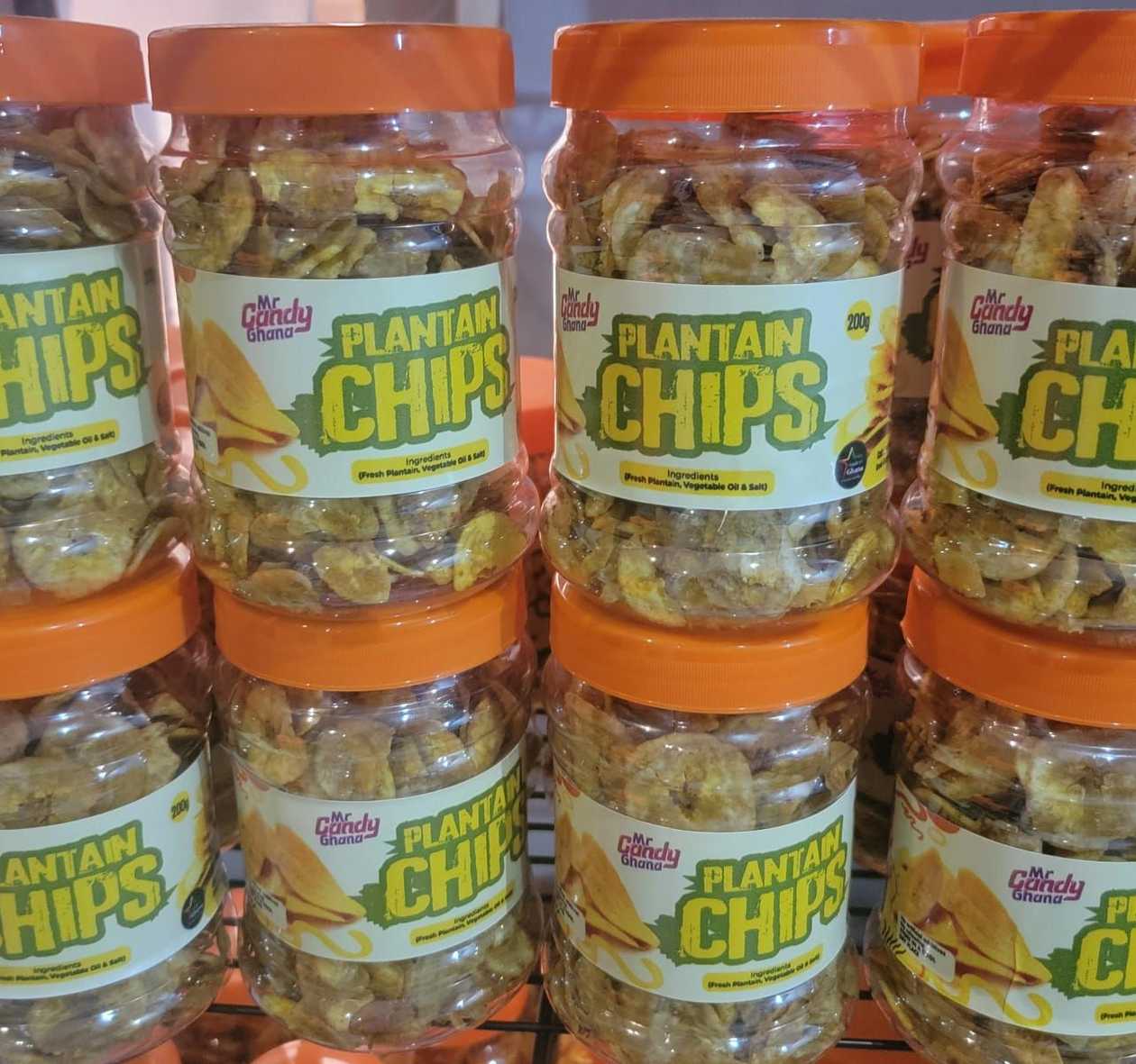 MR CANDY PLATAIN CHIPS  200g
