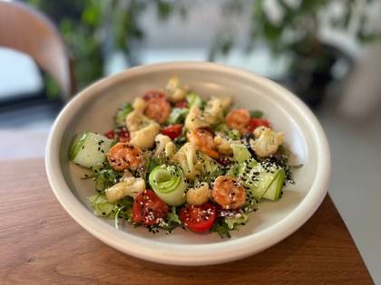Shrimp Salad with Orange Sauce
