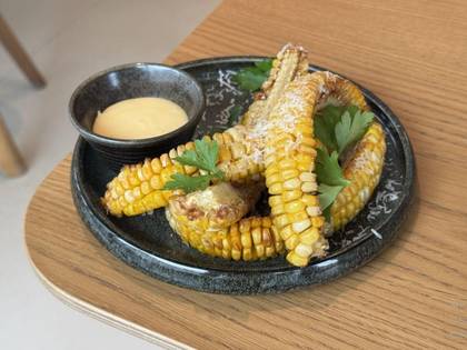 Grilled Corn with Parmesan