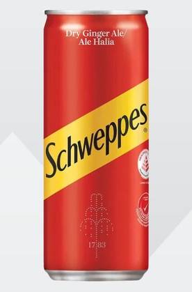 Schweppes Ginger Ale Can 330ml