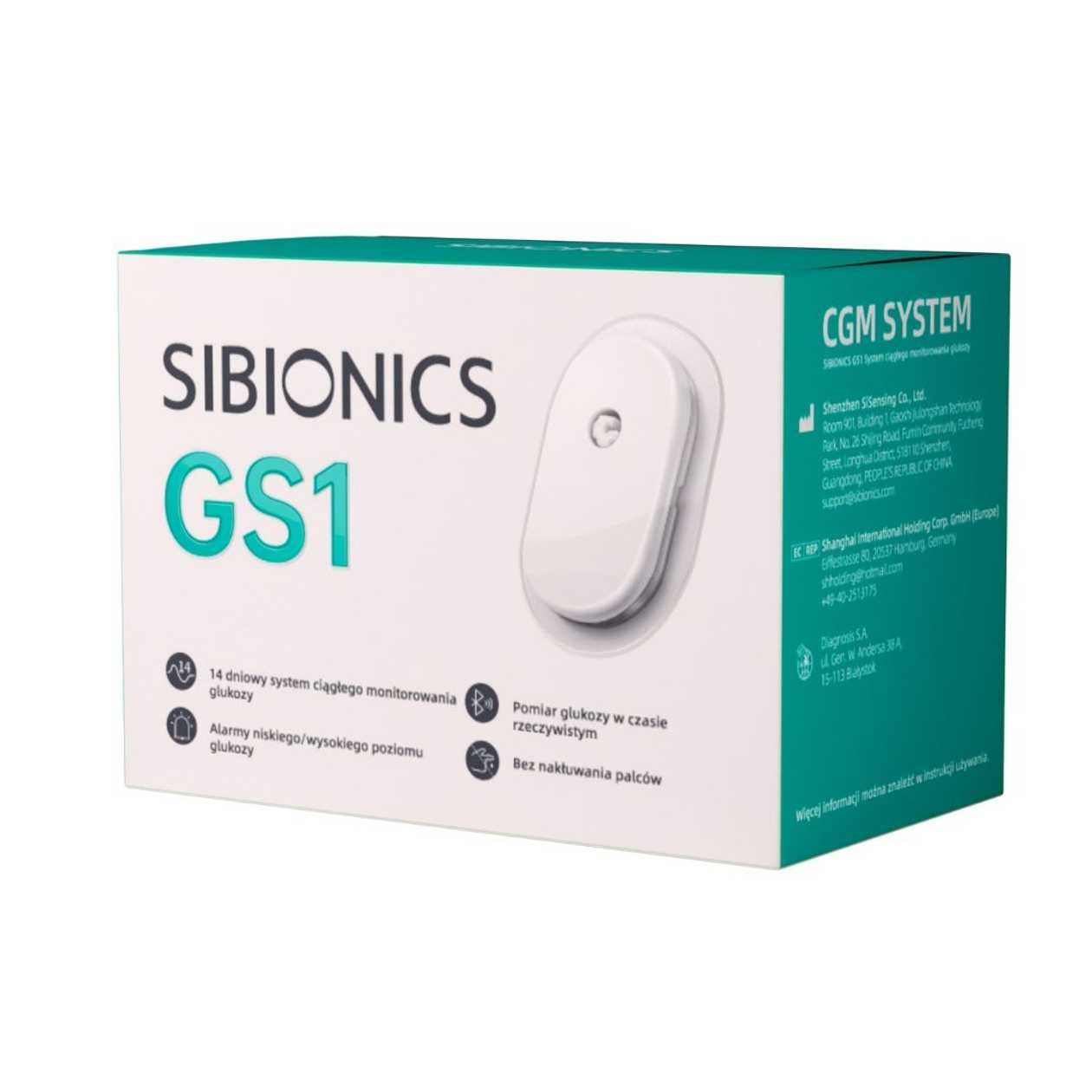 System Ciągłego Monitorowania Poziomu Glukozy SIBIONICS GS1 (CGM) (EN)