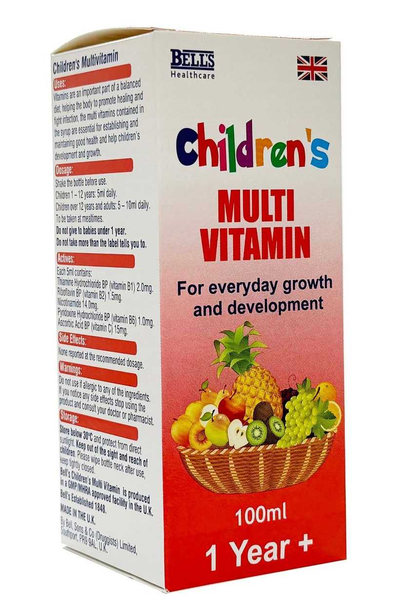 Bell's Children's Multivitamin Syrup 100ml