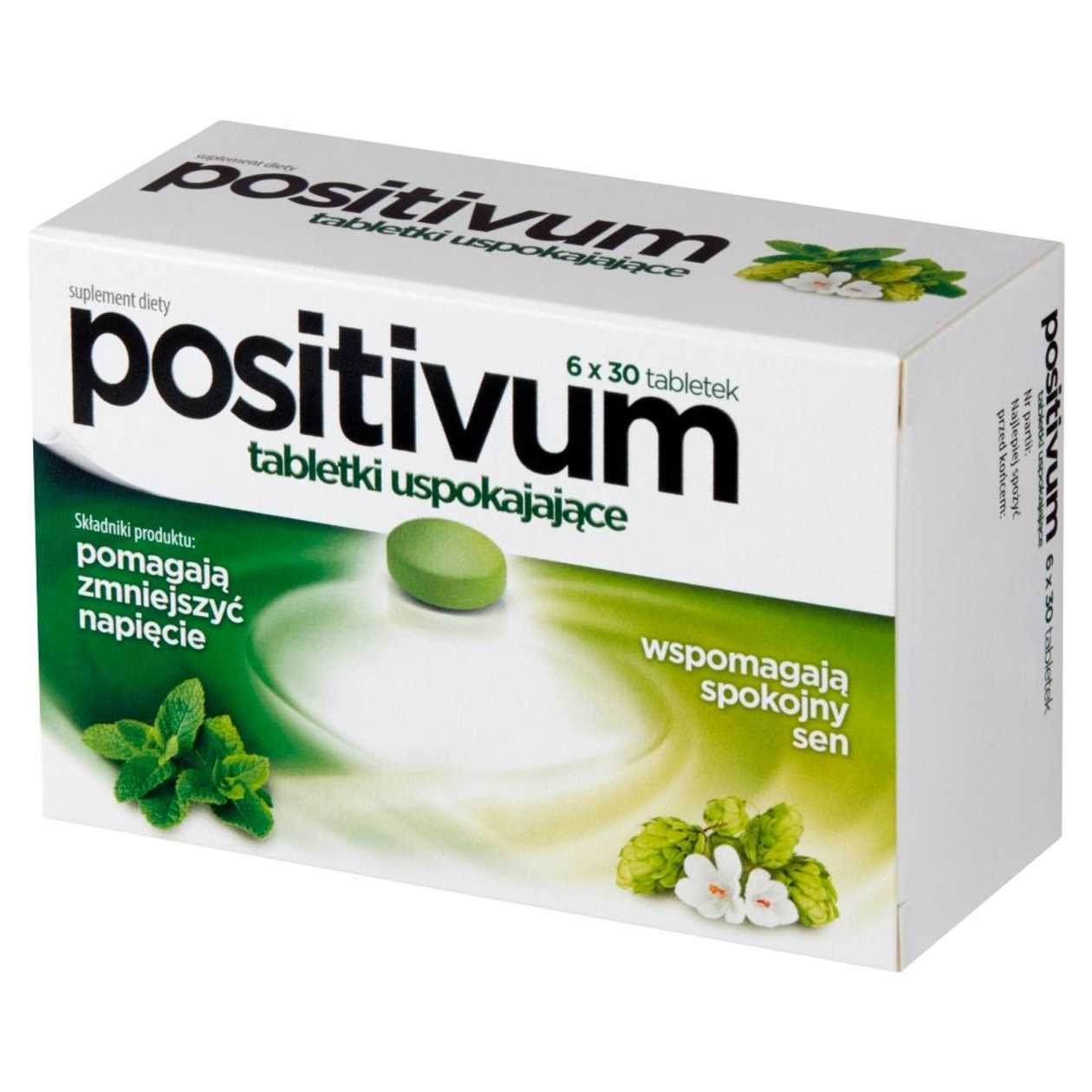 Positivum, Suplement diety na uspokojenie, Tabletki (EN)
