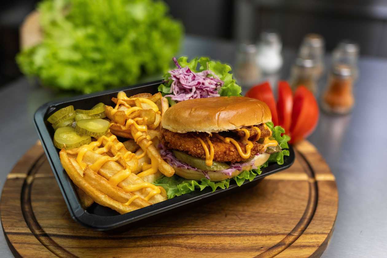 Nashville Crispy Strips Burger