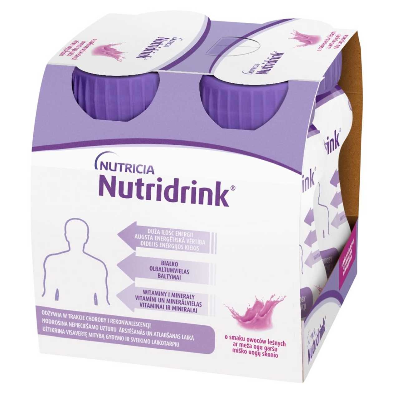 Nutridrink, Doustny preparat odżywczy, Smak owoce leśne (EN)