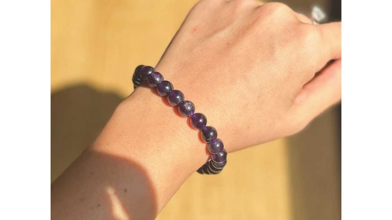 Lunar Glow Amethyst Bracelet💜🌙