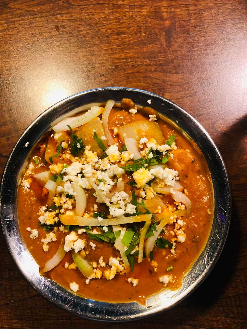 Paneer dopyaza