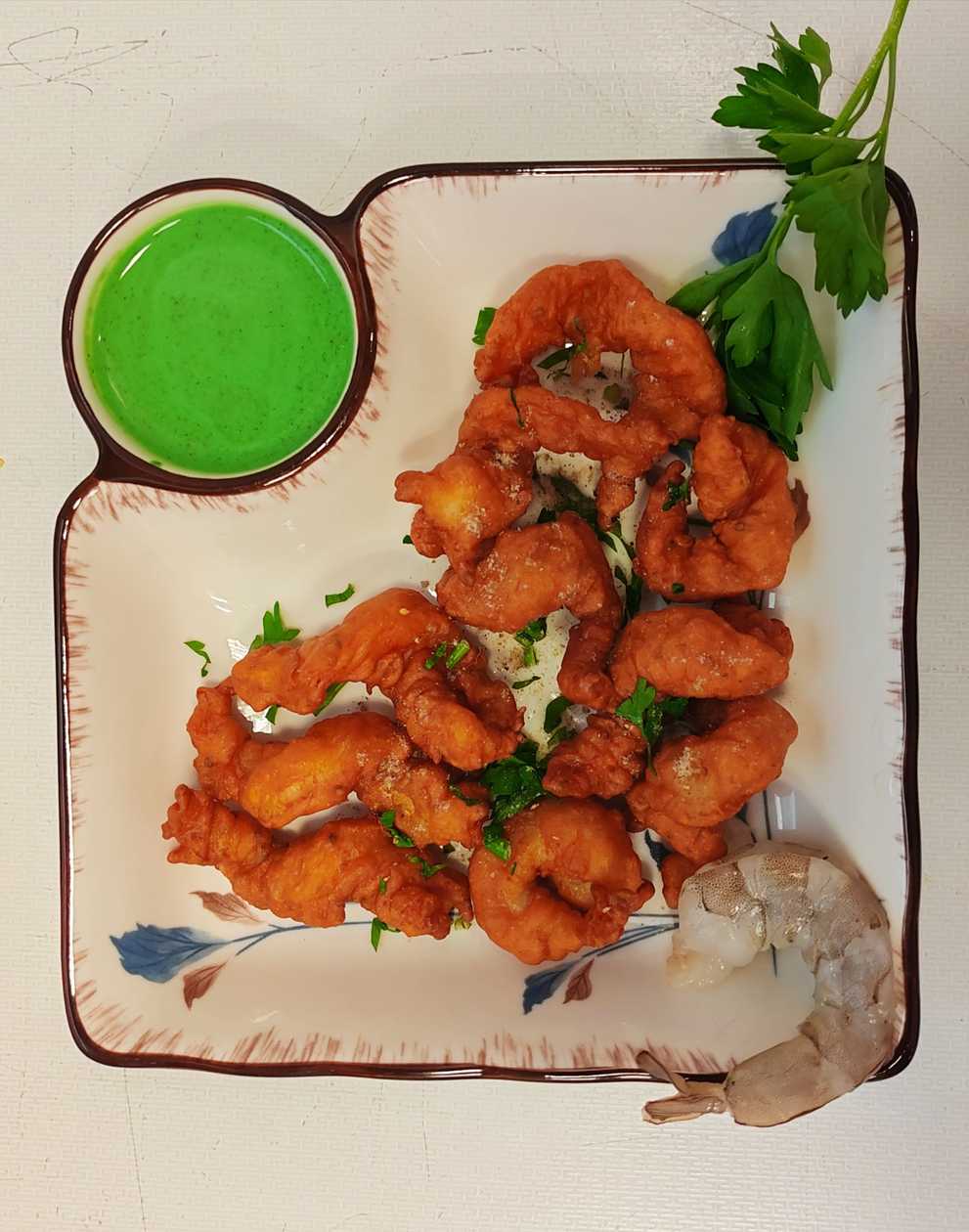 Pakoras prawns