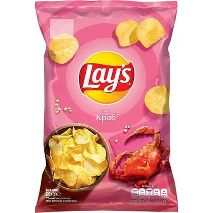 Lay's Crab Flavored Chips 120g