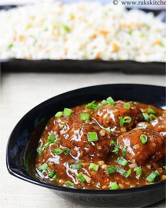 Veg ball manchurian