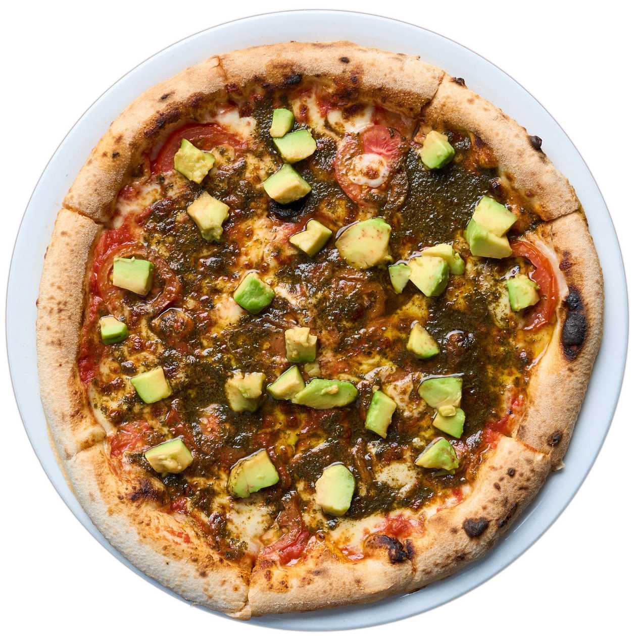 Avocado Pesto Pizza