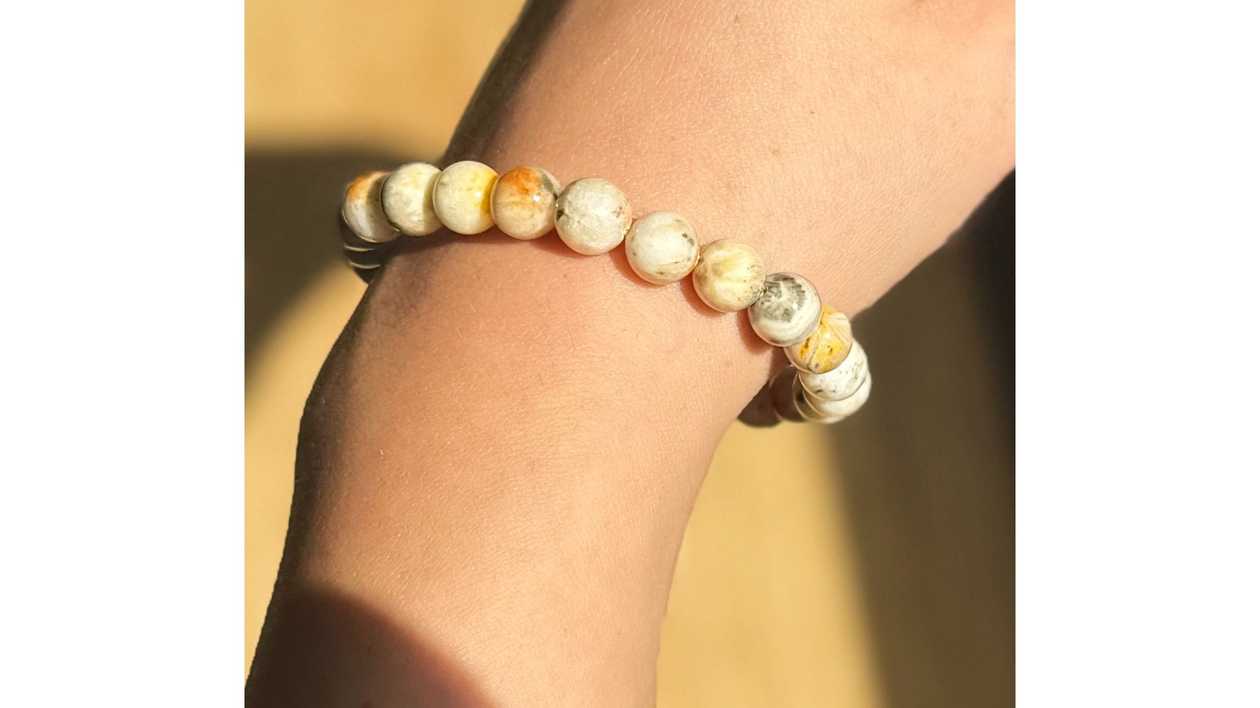 Solar Ember Bumblebee Jasper Bracelet💛🐝