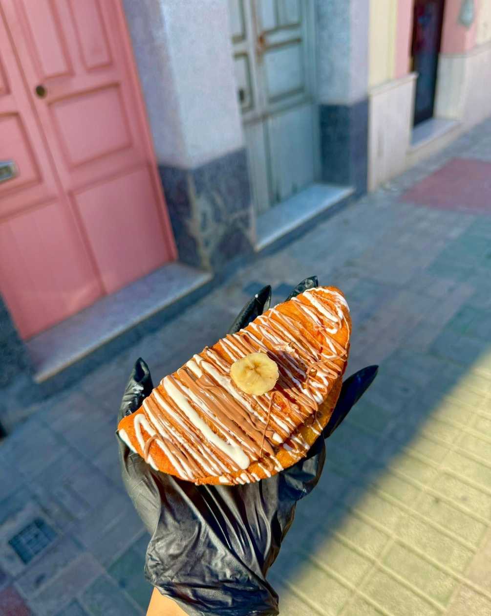 Doughnut pie ๐ฐ - Banana & nutella ๐๐ซ