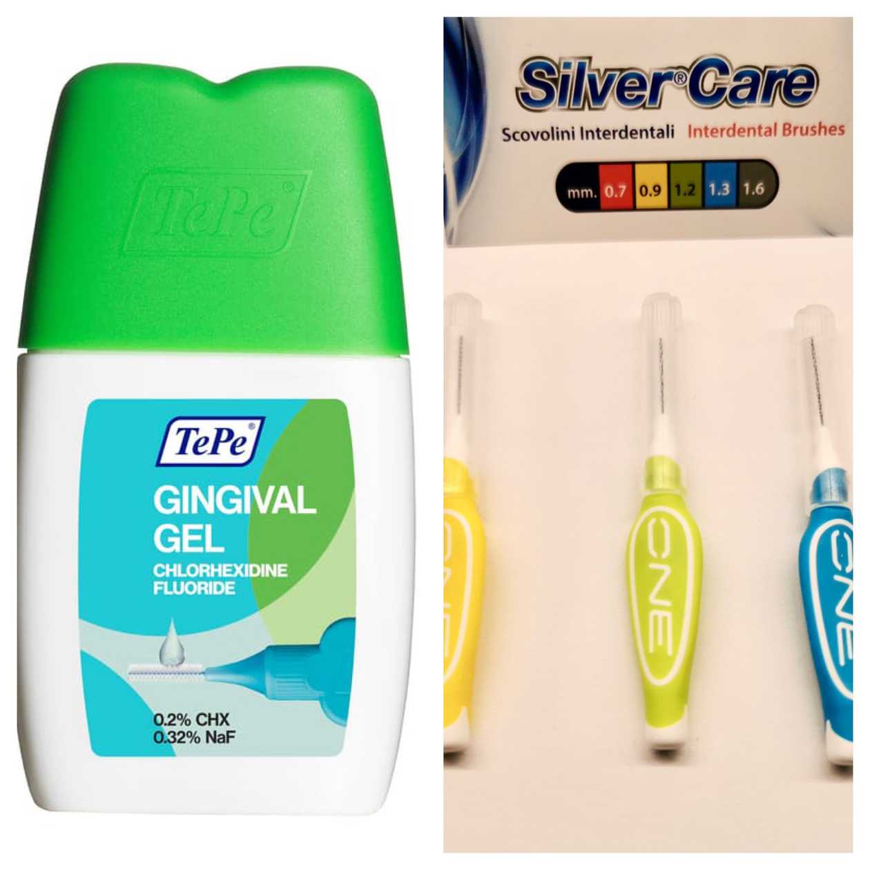 Gingival Gel + interdental brushes