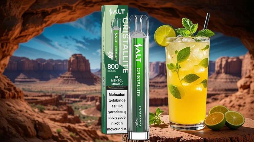 Cristallite Freş Mentol Mohito 800 Tüstü