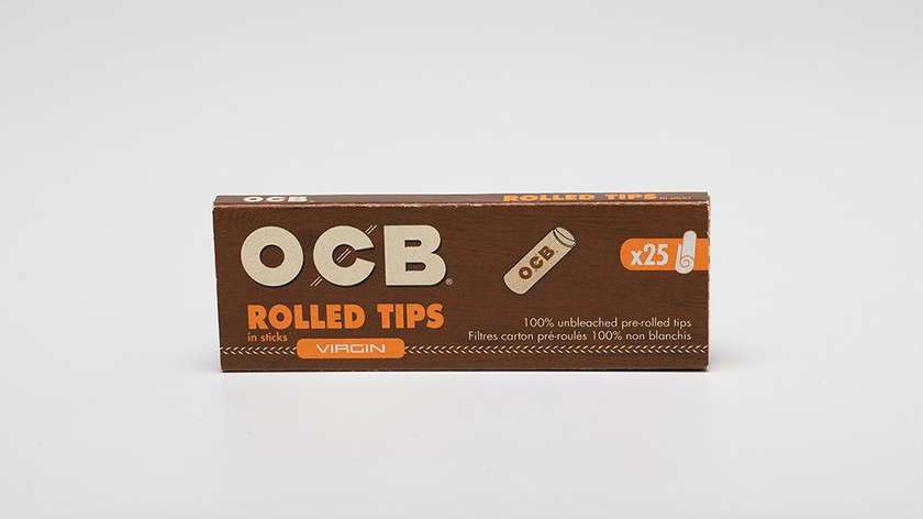 OCB Virgin Pre-Rolled Tips In Stick 25