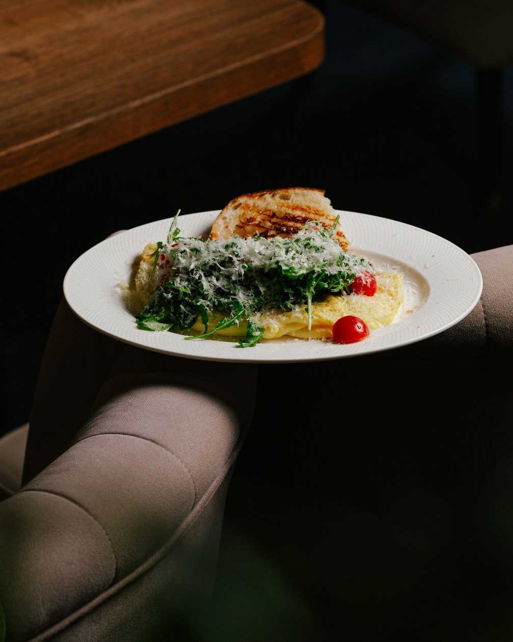 Omelet with Parmesan