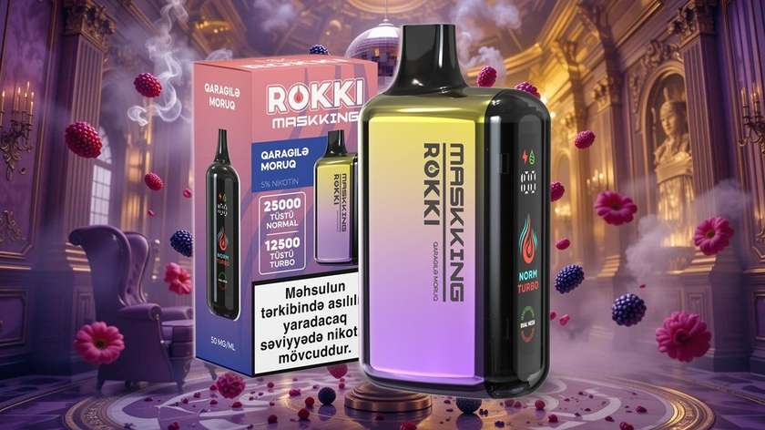 Maskking Rokki Qaragilə Moruq 25000 Tüstü