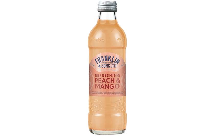 Franklin Sons Peach & Mango gaiv. gėr. but. 0,275l
