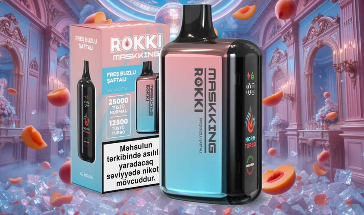 Maskking Rokki Freş Buzlu Şaftalı 25000 Tüstü