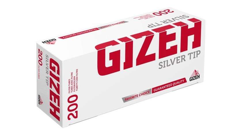 Gizeh Silver Tubes 200