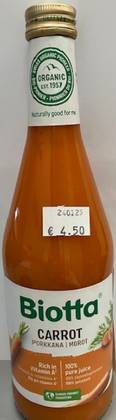 Biotta Carrot 100% Pure Juice, 500mL