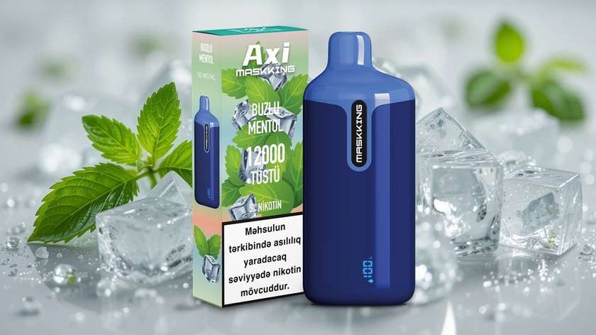 Maskking Axi Vape Buzlu Mentol 12000