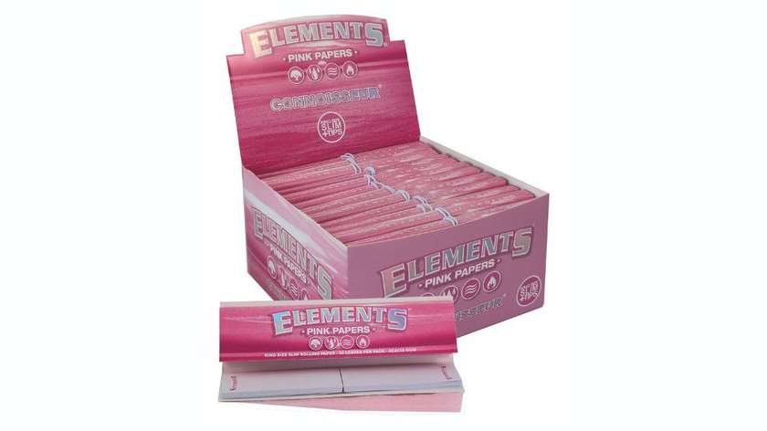 Elements Pink Connoisseur KS Slim 32 + Tips